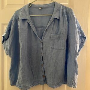 old navy linen top